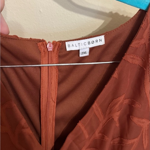 Baltic Born Terracotta Long Sleeve Maxi Dress - Picture 2 of 5